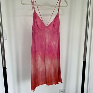 Zara orange + pink mini